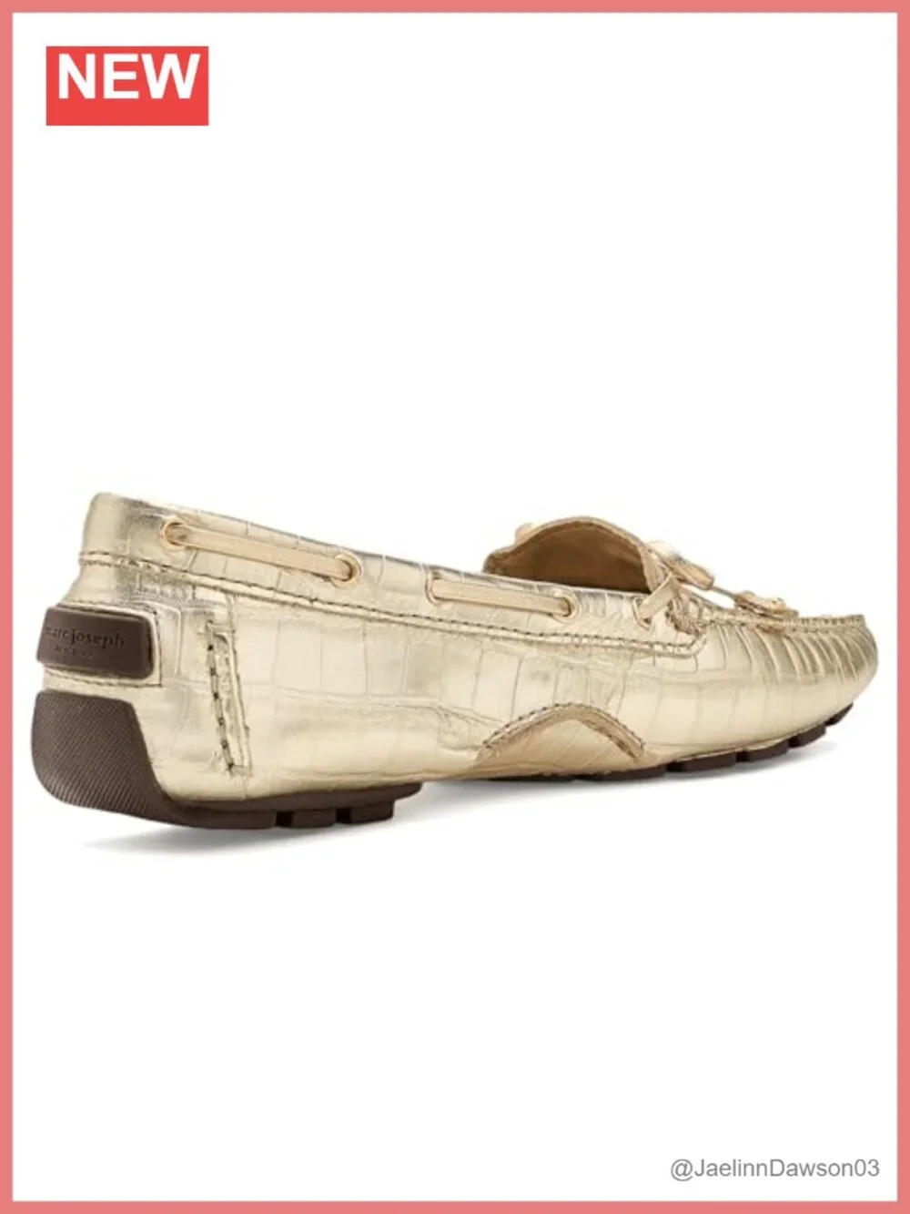 Genuine Napa Calf Leather Loafers with Gel Heel Insert - Comfortable Pull-On